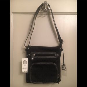 Giani Bernini Black Handbag Shoulder/Crossbody New